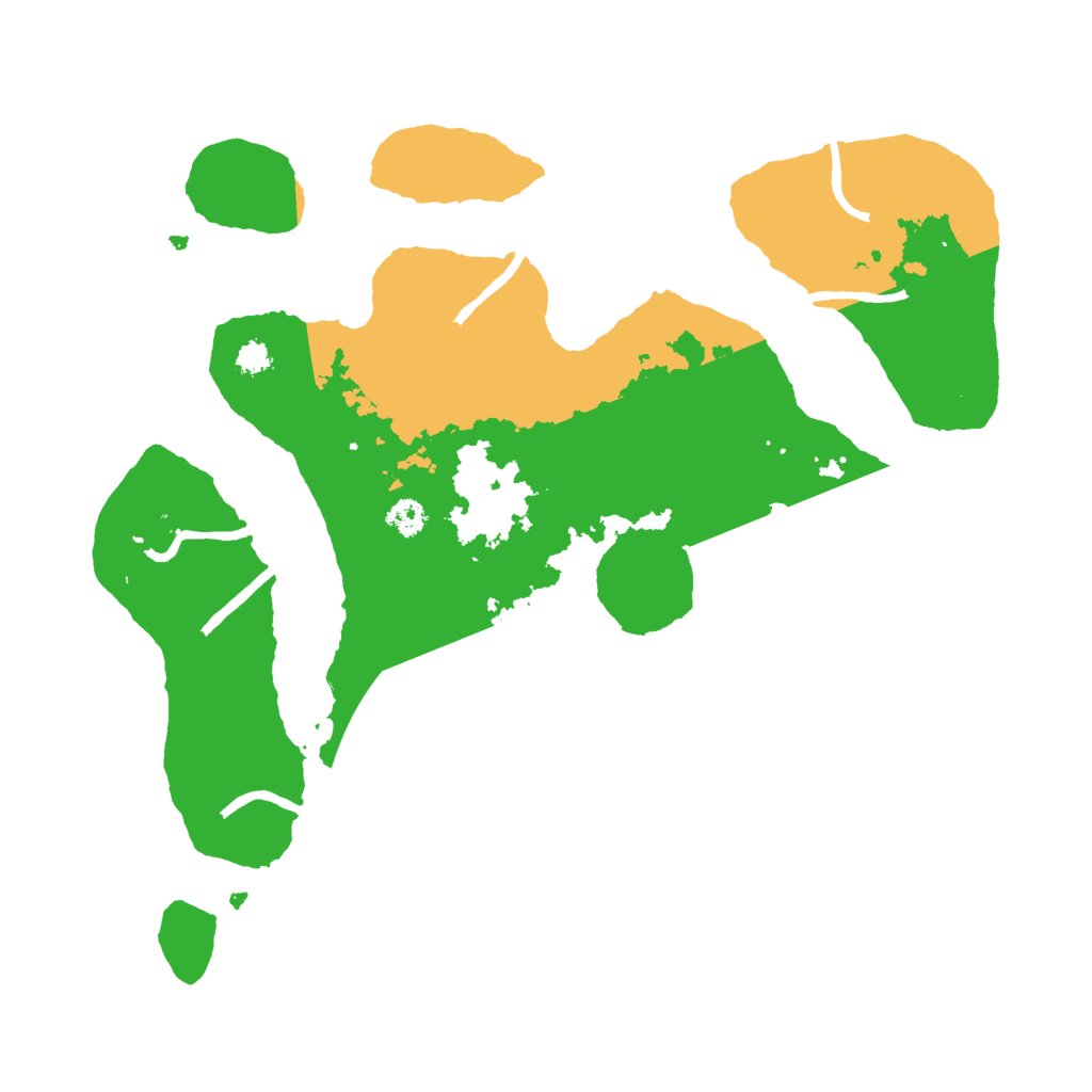 Biome Rust Map: Procedural Map, Size: 3000, Seed: 601703