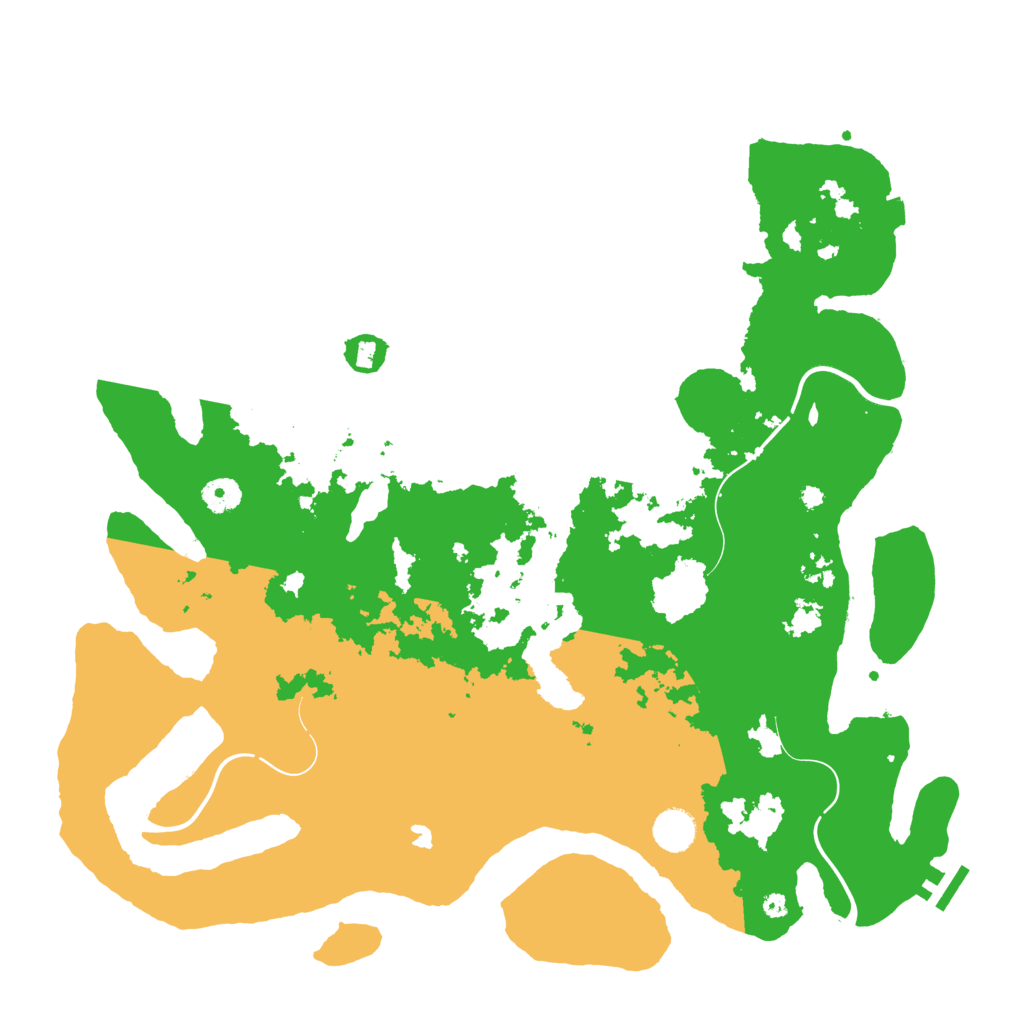 Biome Rust Map: Procedural Map, Size: 4200, Seed: 150