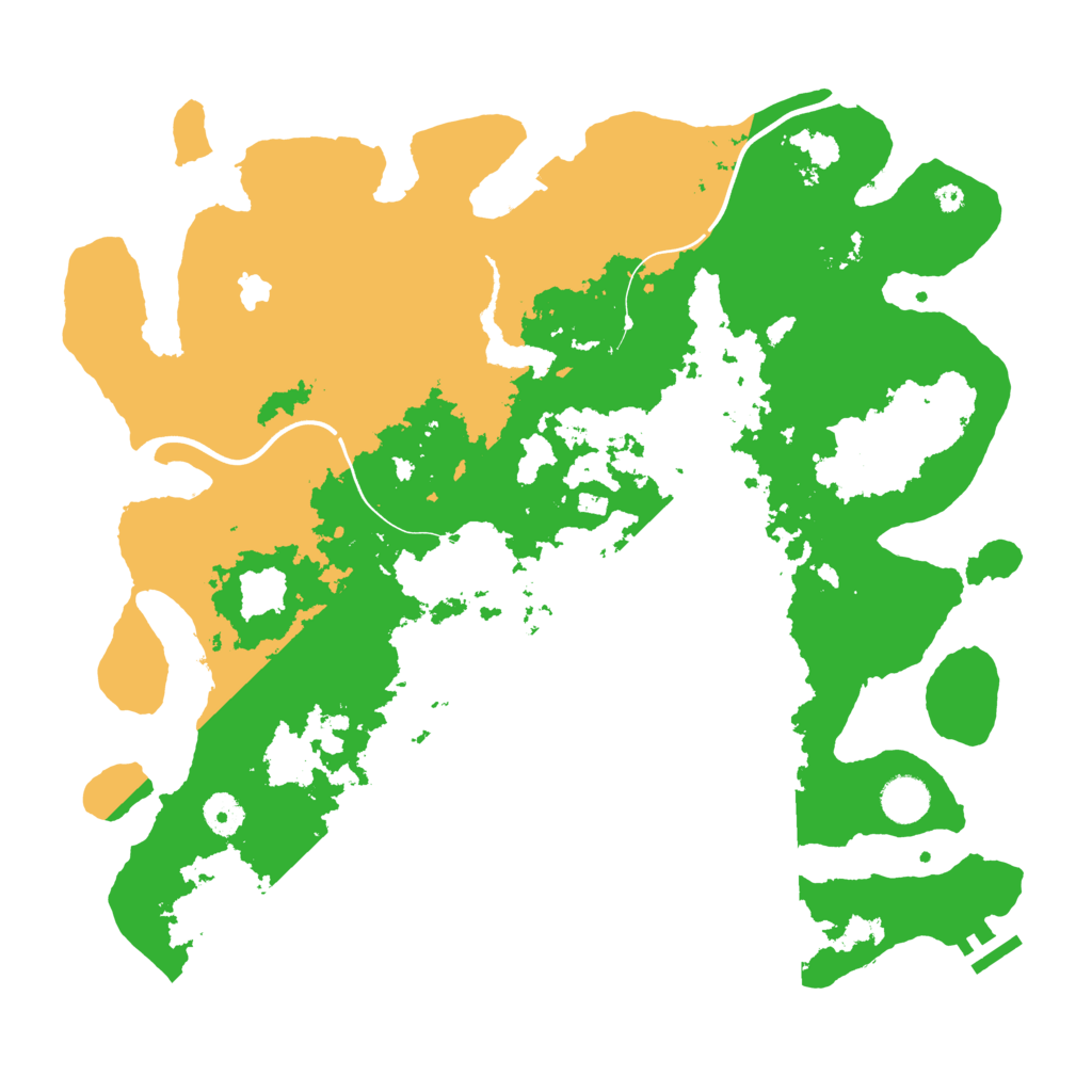 Biome Rust Map: Procedural Map, Size: 4000, Seed: 1108663636