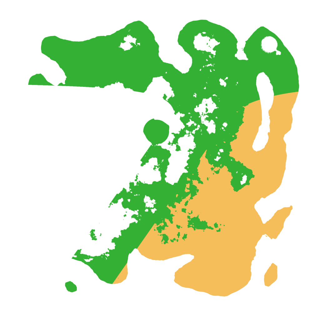Biome Rust Map: Barren, Size: 3500, Seed: 1742559185