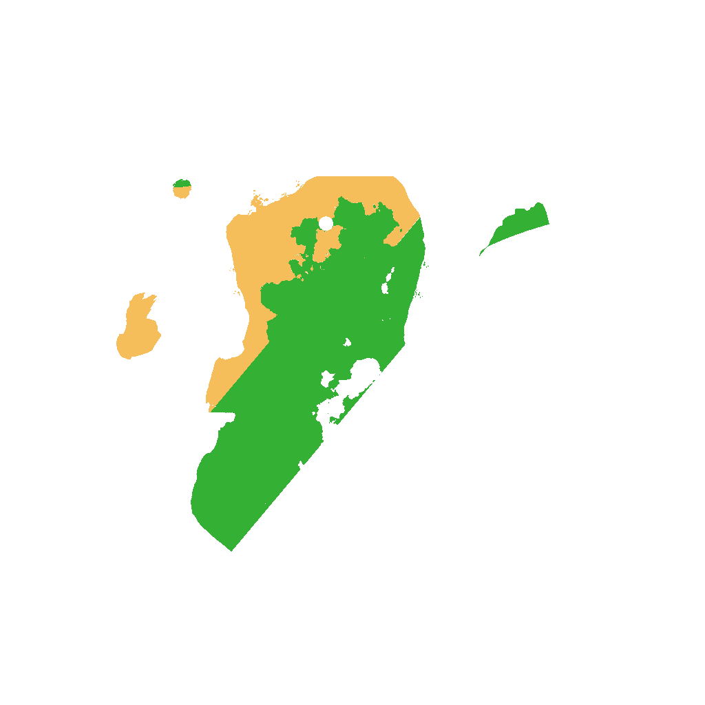 Biome Rust Map: Procedural Map, Size: 1500, Seed: 99999