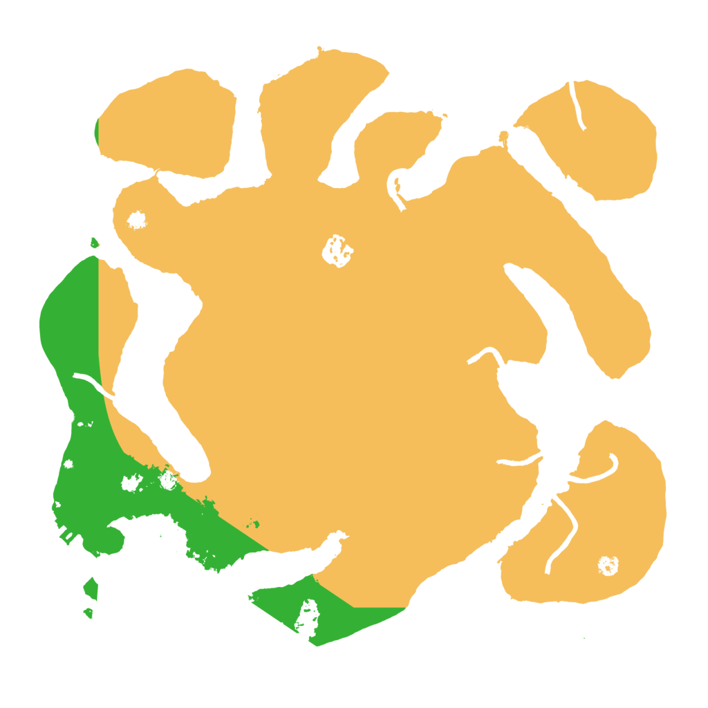 Biome Rust Map: Procedural Map, Size: 3500, Seed: 1732526083