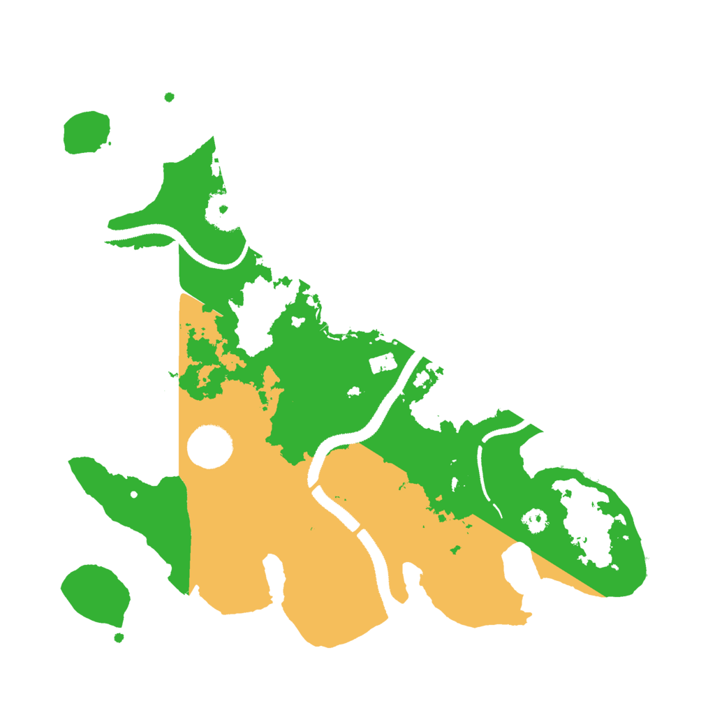 Biome Rust Map: Procedural Map, Size: 3000, Seed: 998368