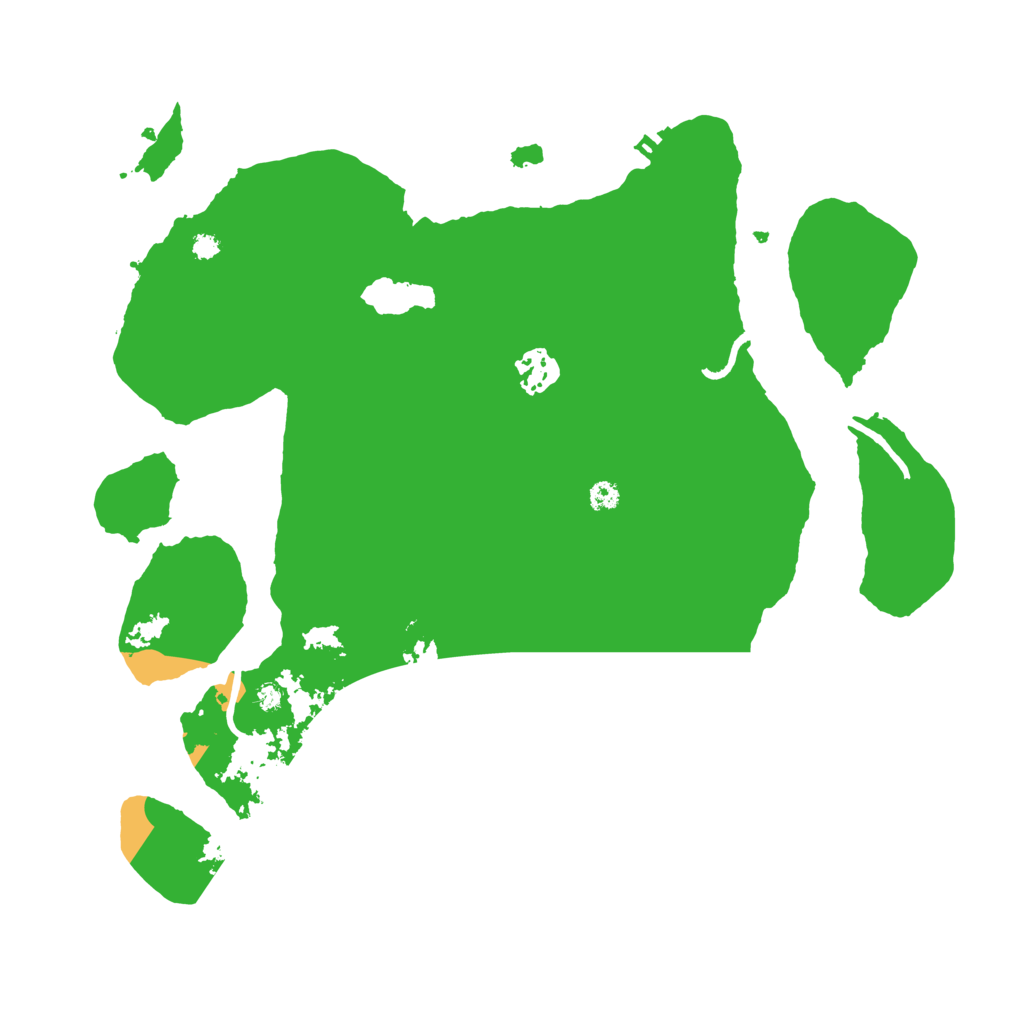 Biome Rust Map: Procedural Map, Size: 3500, Seed: 457545245