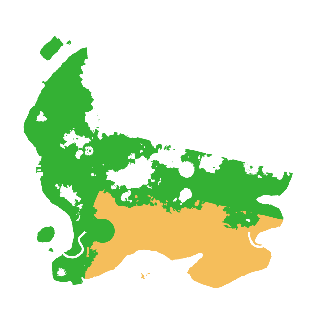 Biome Rust Map: Procedural Map, Size: 3500, Seed: 1694013148