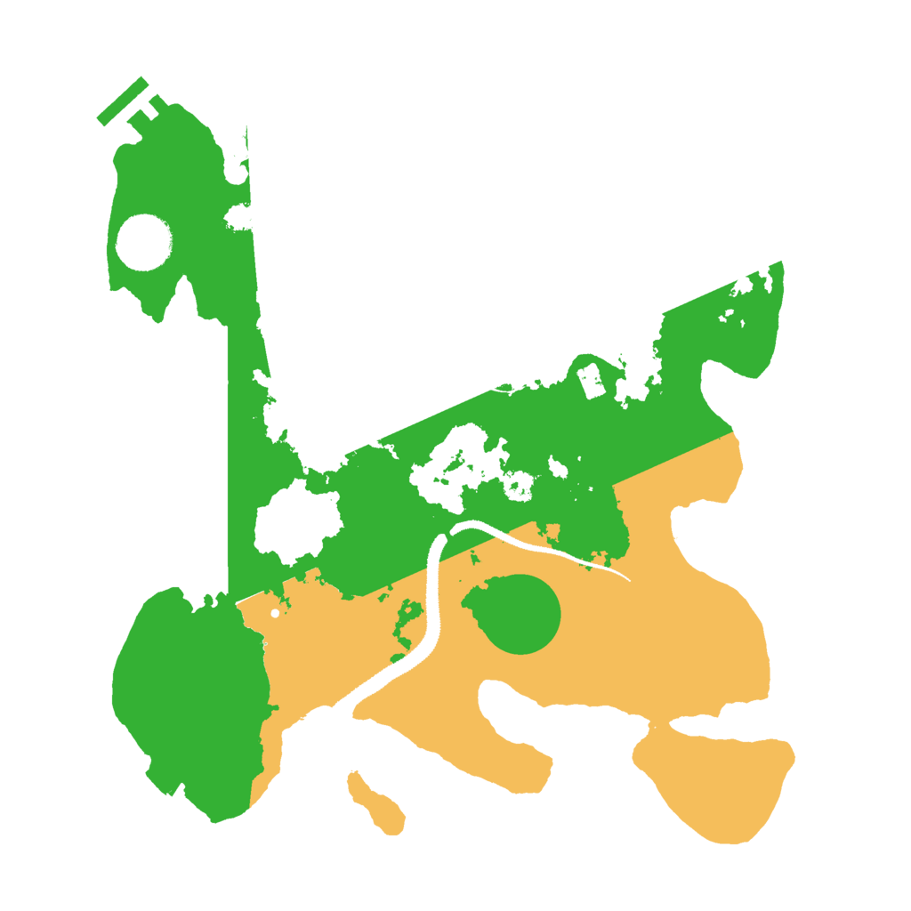 Biome Rust Map: Procedural Map, Size: 3000, Seed: 615425