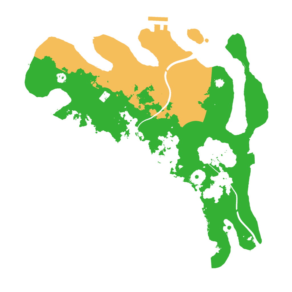 Biome Rust Map: Procedural Map, Size: 3000, Seed: 416742