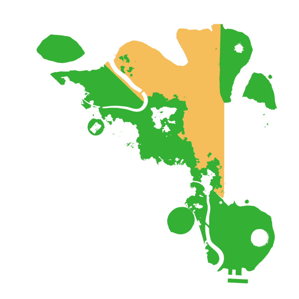 Biome Rust Map: Procedural Map, Size: 3000, Seed: 330388