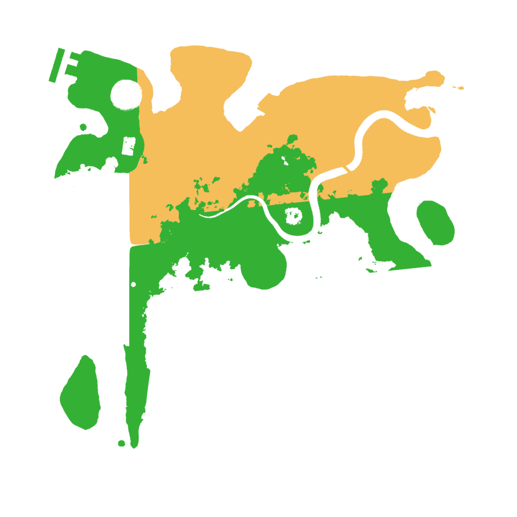 Biome Rust Map: Procedural Map, Size: 3000, Seed: 2009263364