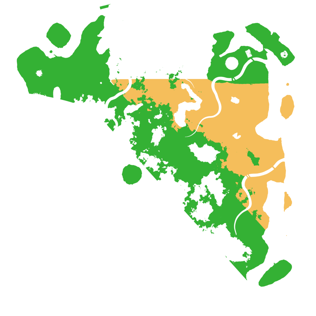Biome Rust Map: Procedural Map, Size: 4500, Seed: 2345667