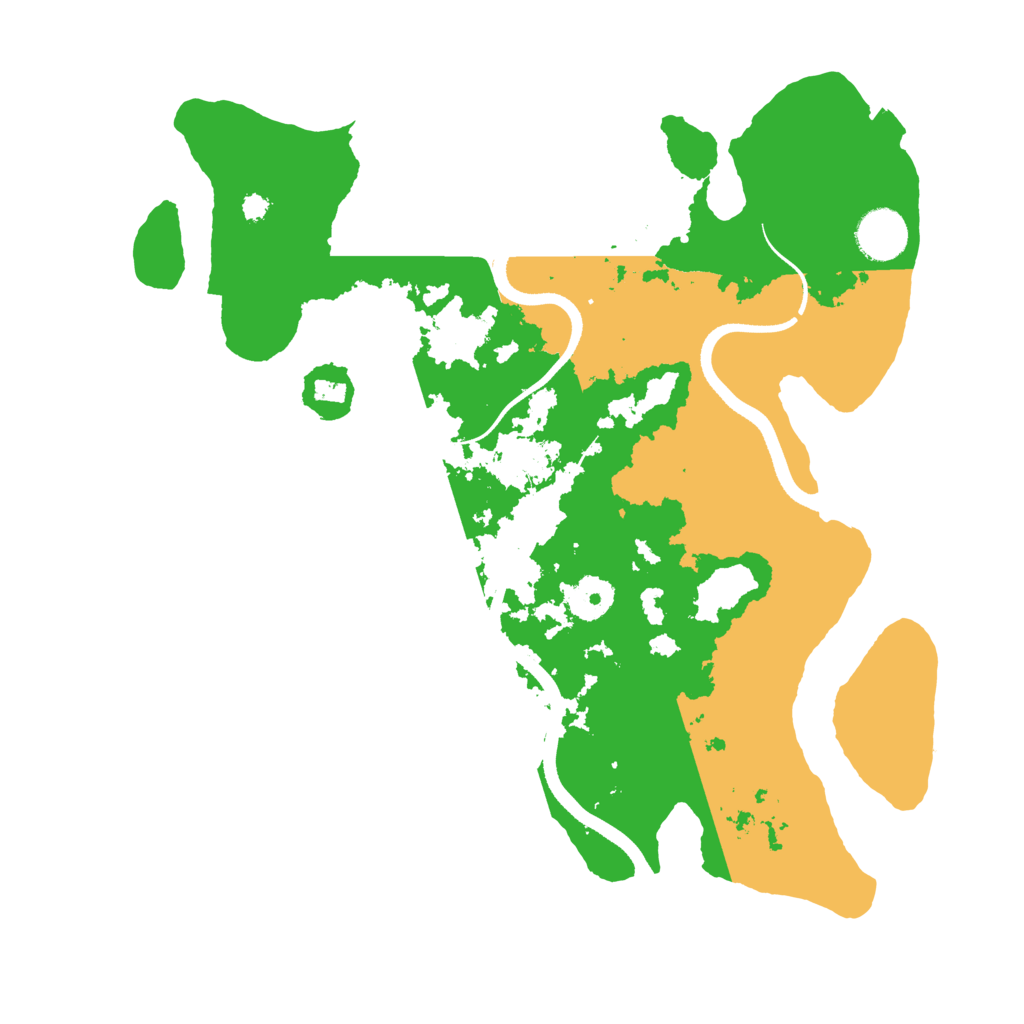 Biome Rust Map: Procedural Map, Size: 3500, Seed: 1396975057