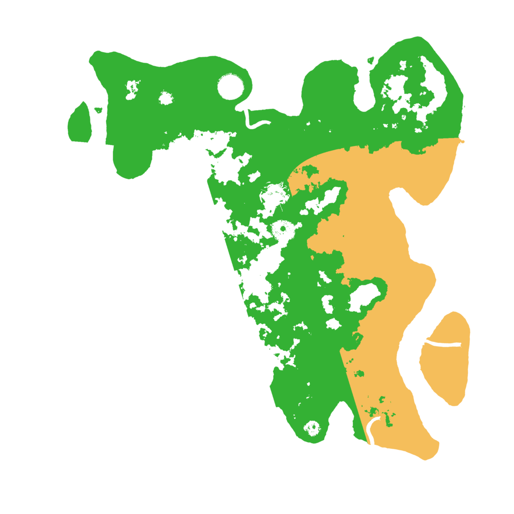 Biome Rust Map: Procedural Map, Size: 3500, Seed: 1396975057