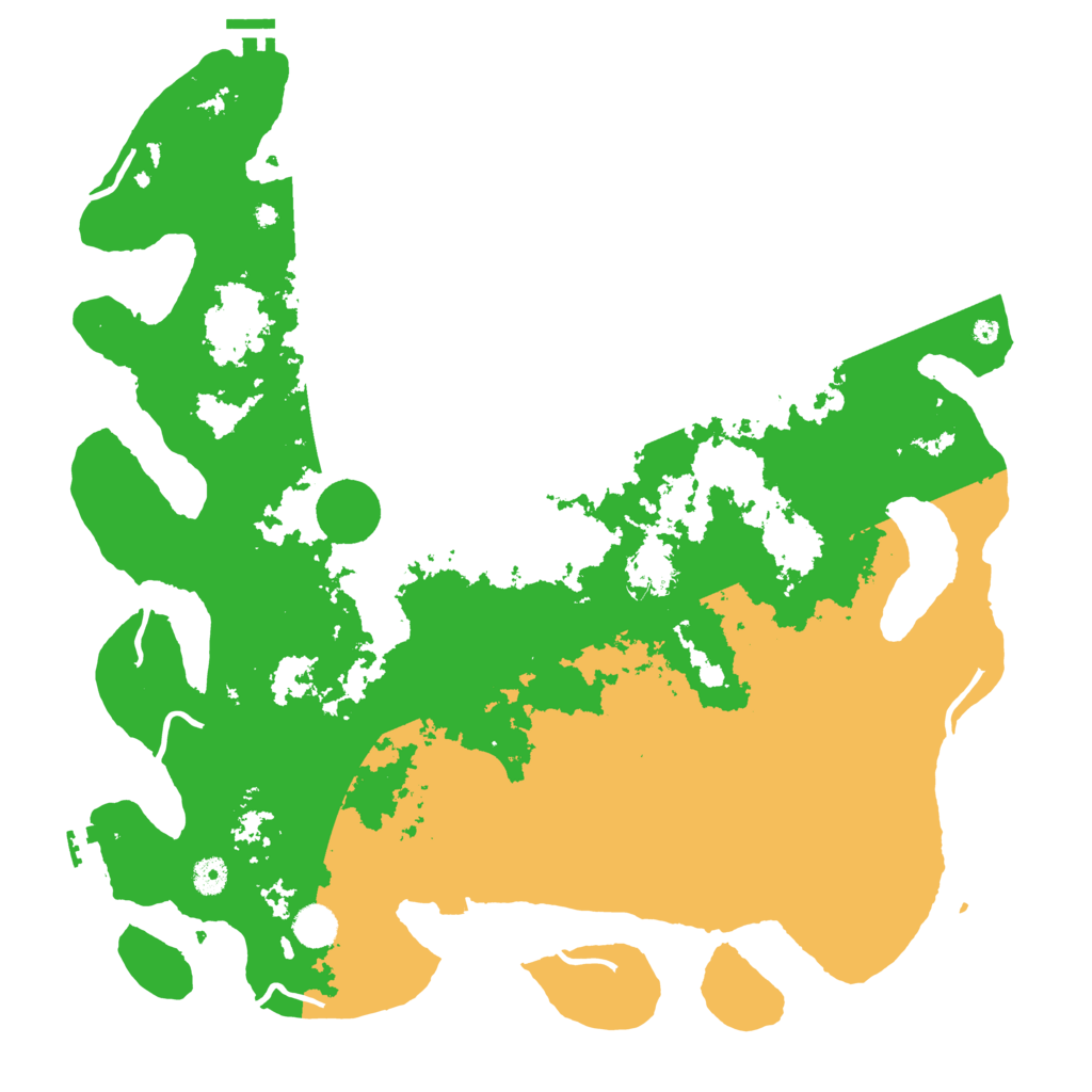 Biome Rust Map: Procedural Map, Size: 4500, Seed: 1321264943