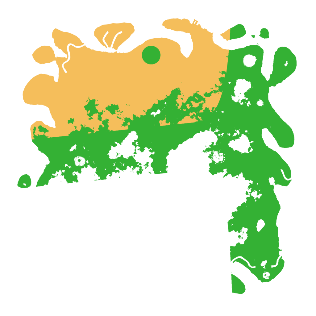 Biome Rust Map: Procedural Map, Size: 4500, Seed: 460860848