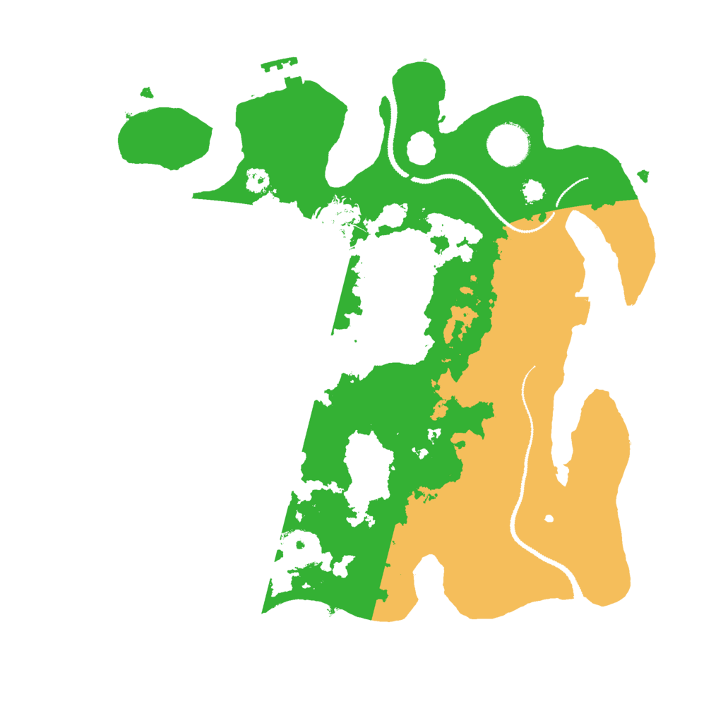 Biome Rust Map: Procedural Map, Size: 3000, Seed: 96462