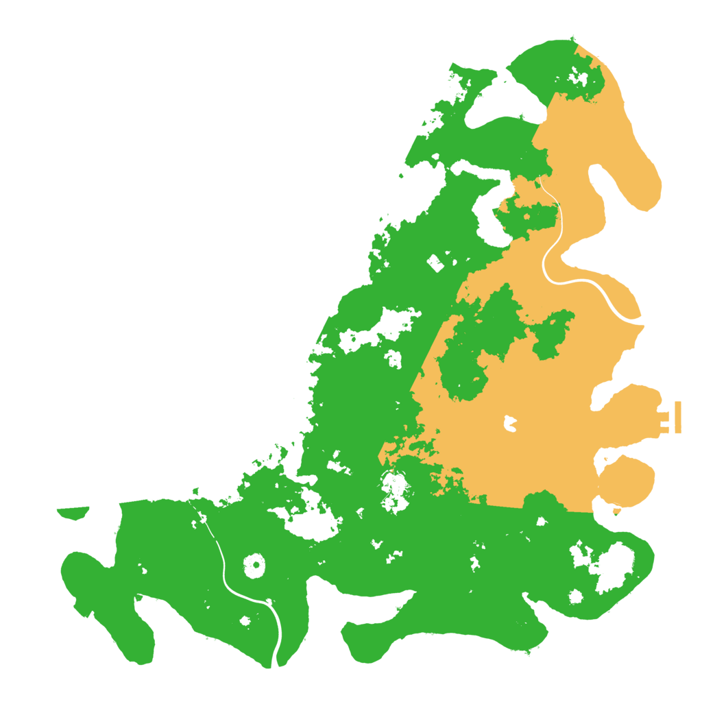 Biome Rust Map: Procedural Map, Size: 4450, Seed: 1976425