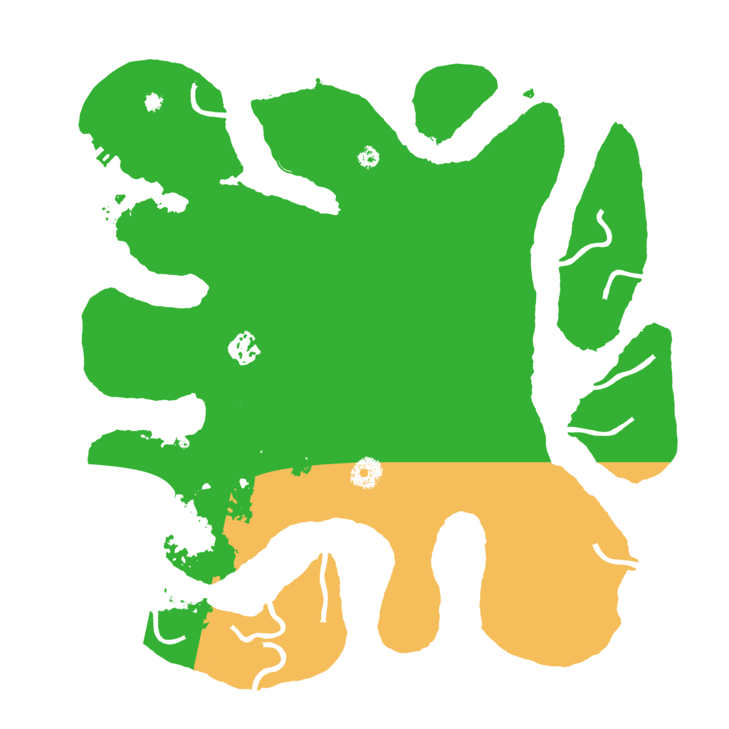 Biome Rust Map: Procedural Map, Size: 3500, Seed: 2075367009