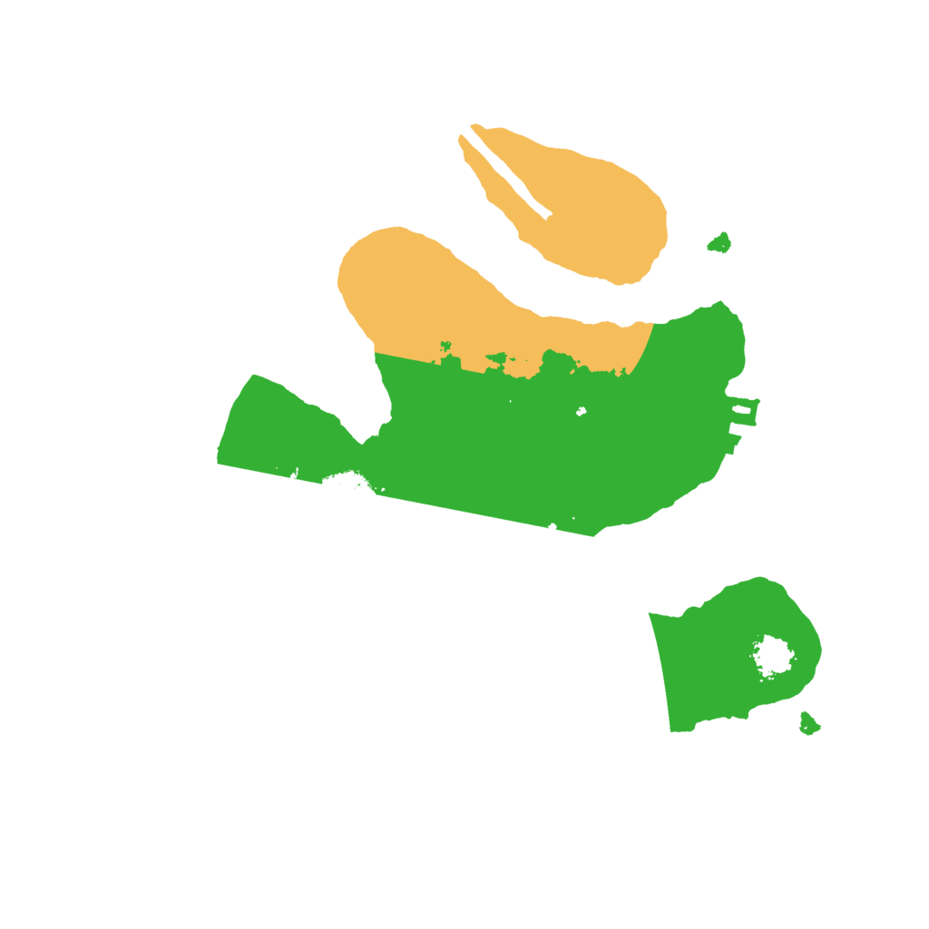 Biome Rust Map: Procedural Map, Size: 2100, Seed: 6738