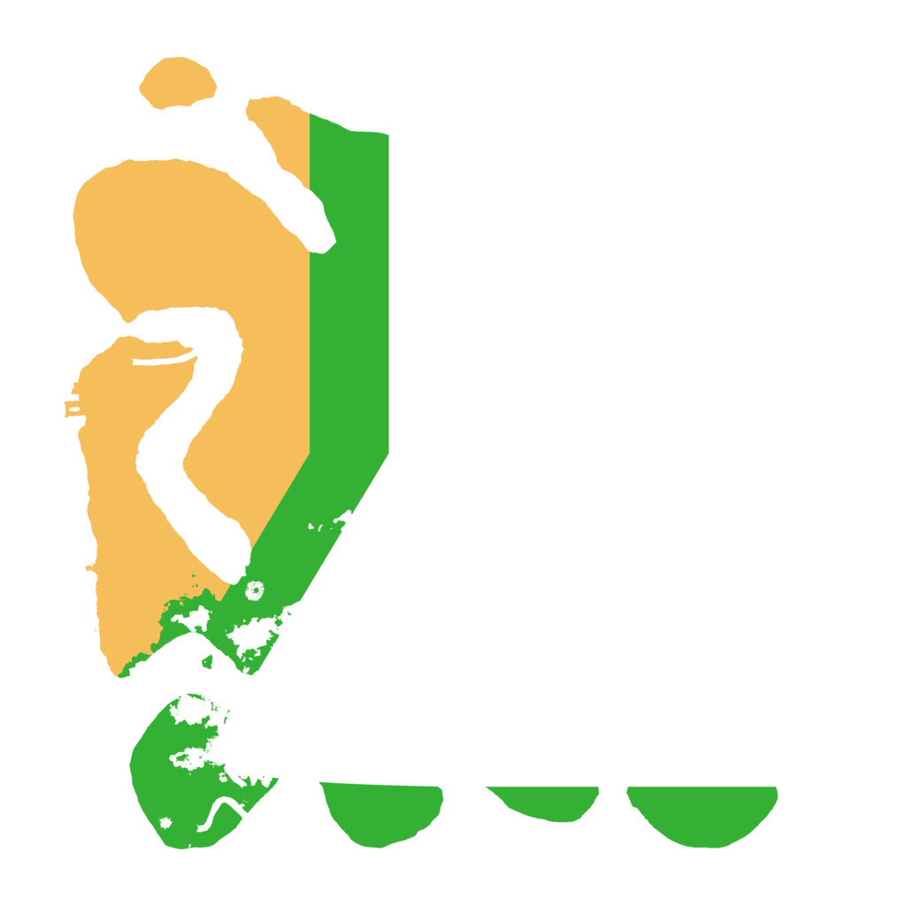 Biome Rust Map: Procedural Map, Size: 3500, Seed: 33231410