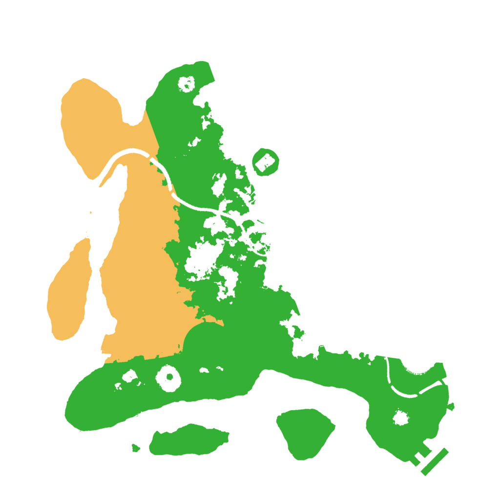 Biome Rust Map: Procedural Map, Size: 3000, Seed: 4369