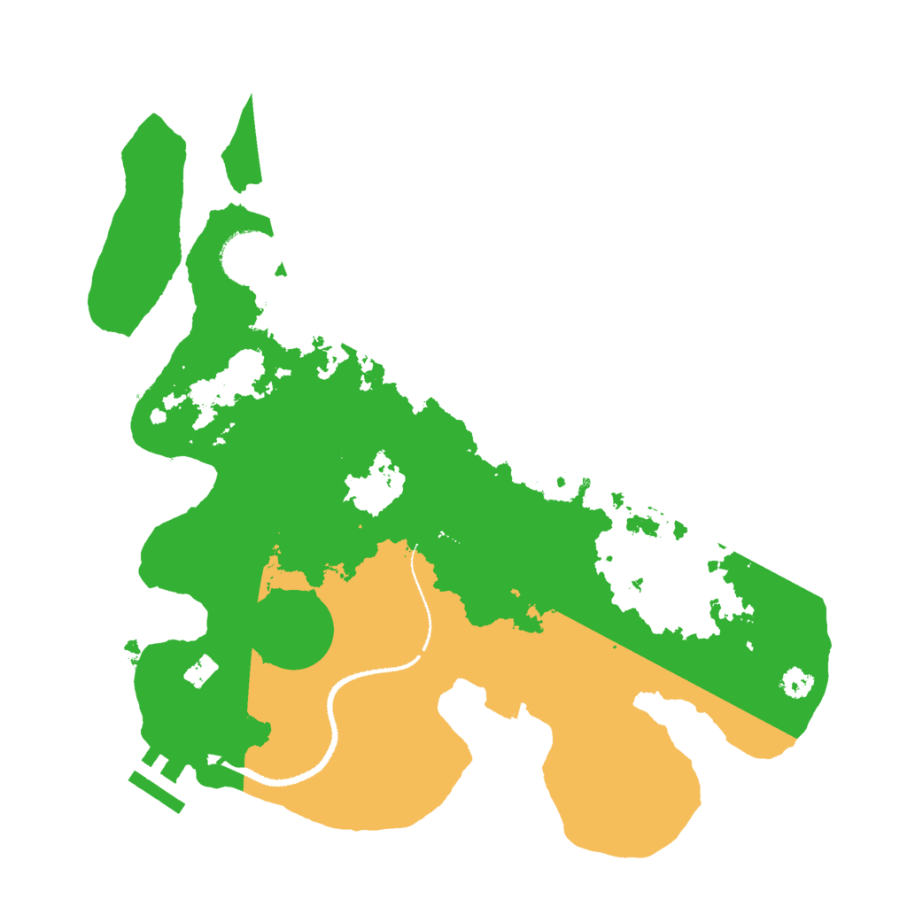 Biome Rust Map: Procedural Map, Size: 3000, Seed: 340063540