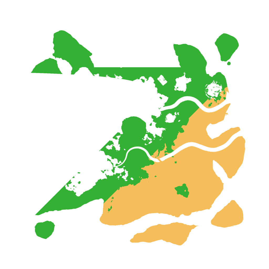 Biome Rust Map: Procedural Map, Size: 3000, Seed: 1209489342