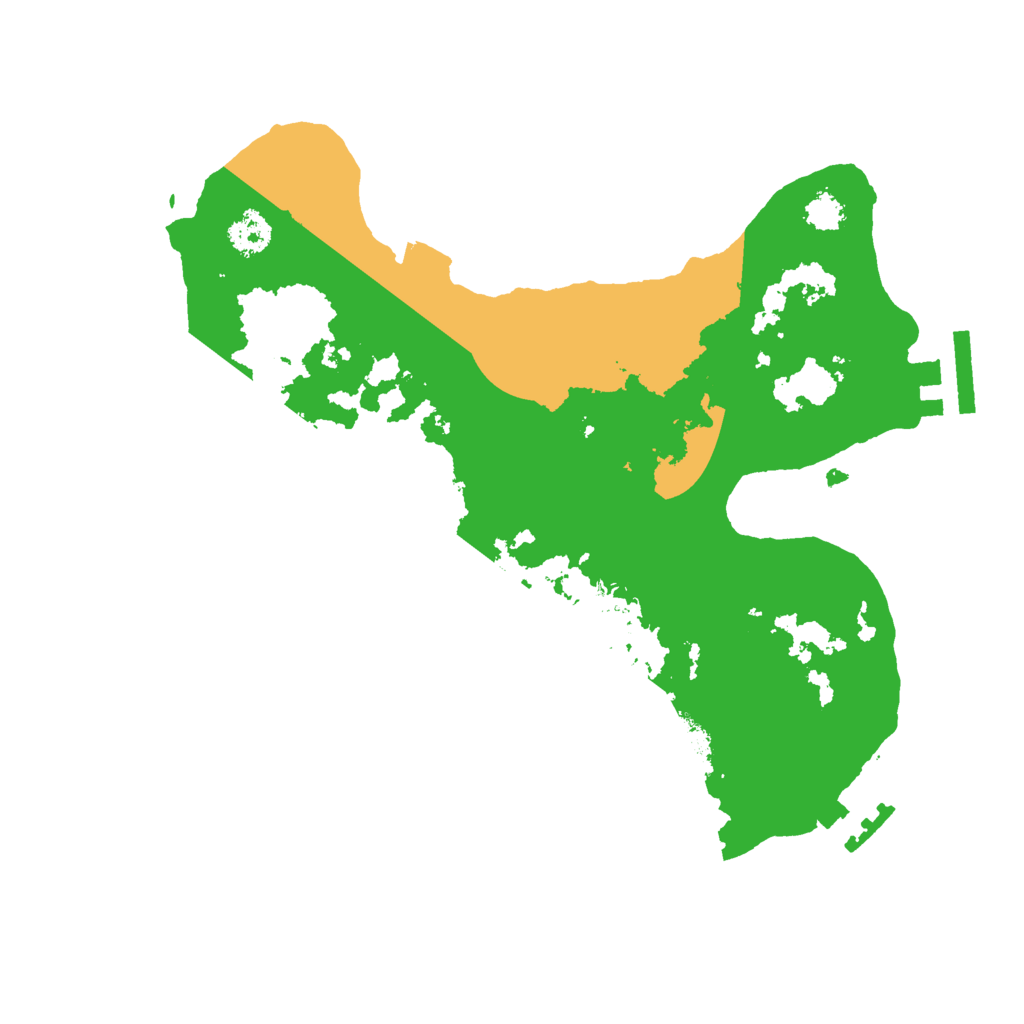 Biome Rust Map: Procedural Map, Size: 2500, Seed: 1576120