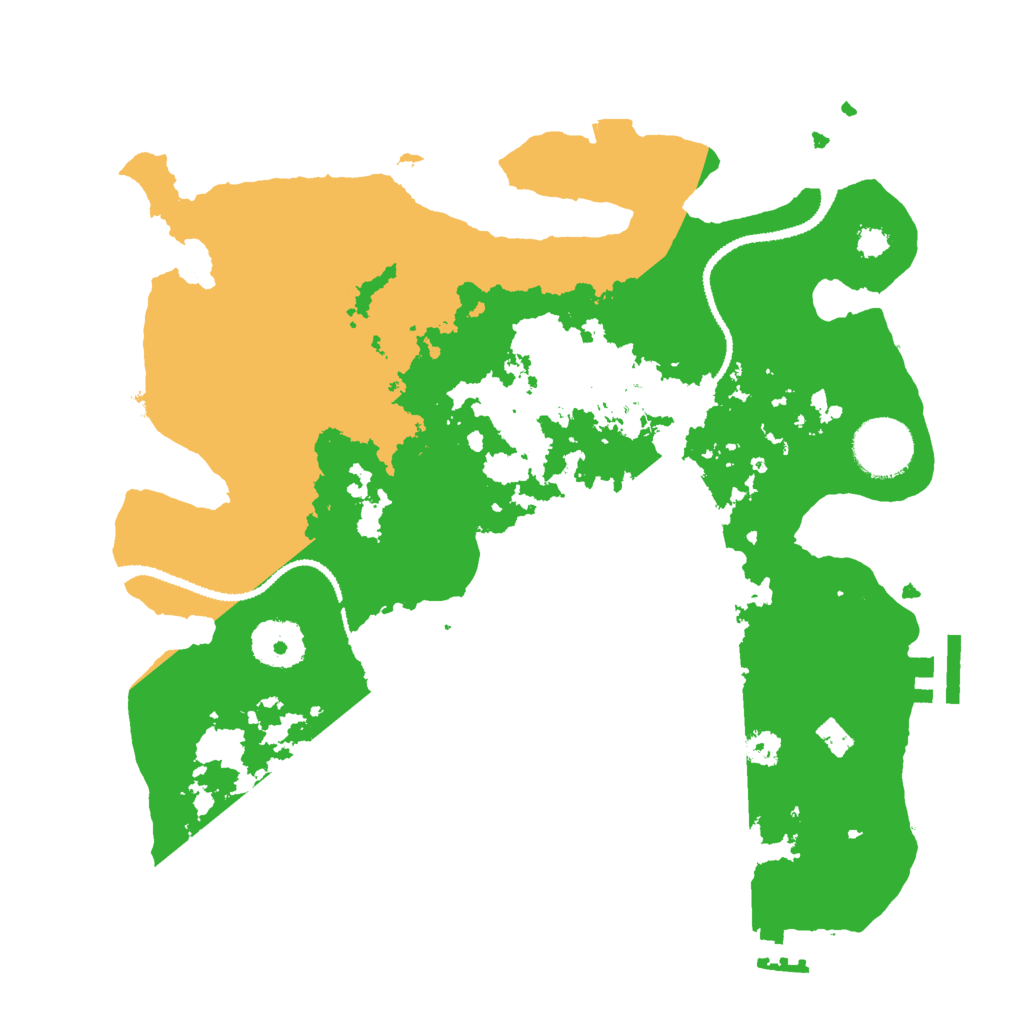 Biome Rust Map: Procedural Map, Size: 3000, Seed: 1925420379