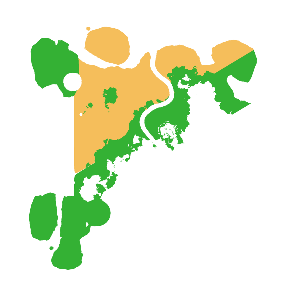 Biome Rust Map: Procedural Map, Size: 3000, Seed: 2050973702