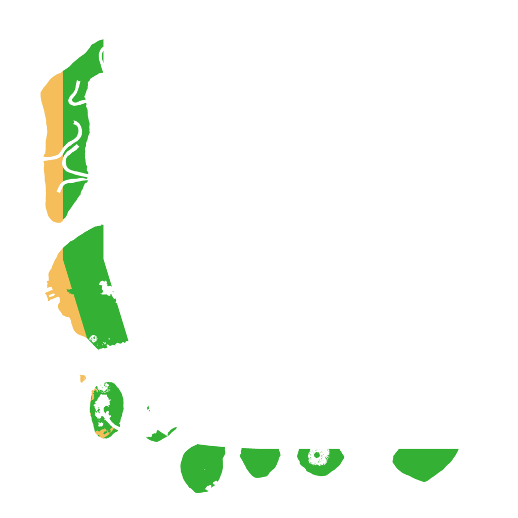 Biome Rust Map: Procedural Map, Size: 3600, Seed: 1138555176