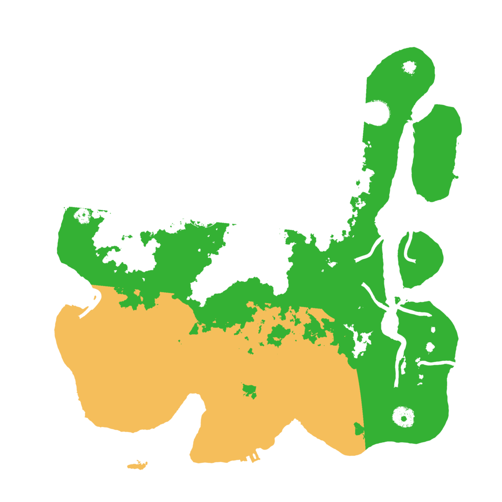 Biome Rust Map: Procedural Map, Size: 3550, Seed: 228000