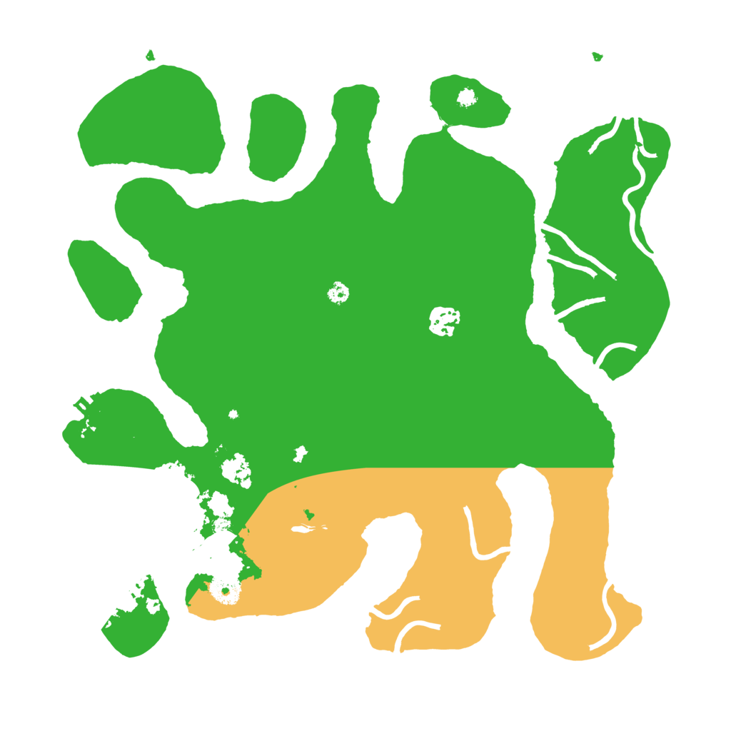 Biome Rust Map: Procedural Map, Size: 3550, Seed: 165104