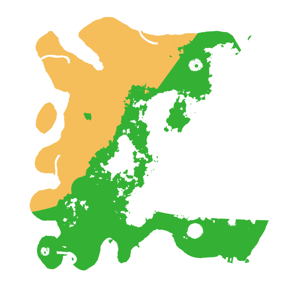 Biome Rust Map: Procedural Map, Size: 3500, Seed: 1990713577