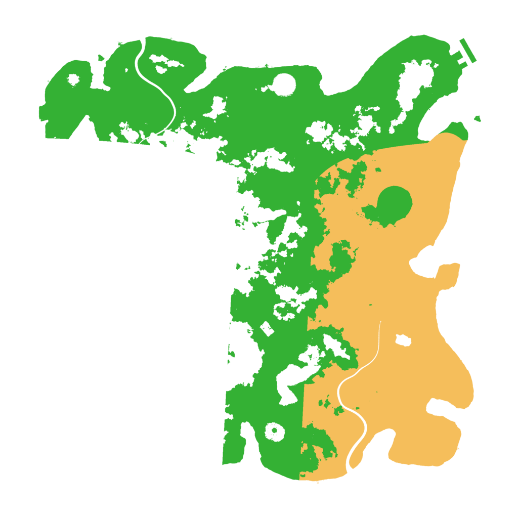 Biome Rust Map: Procedural Map, Size: 4000, Seed: 1363732465