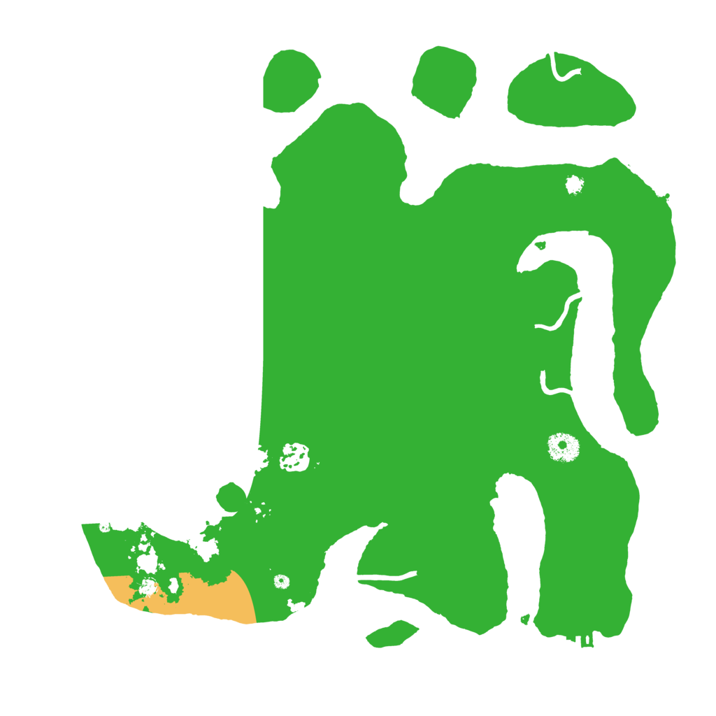 Biome Rust Map: Procedural Map, Size: 3500, Seed: 966875482