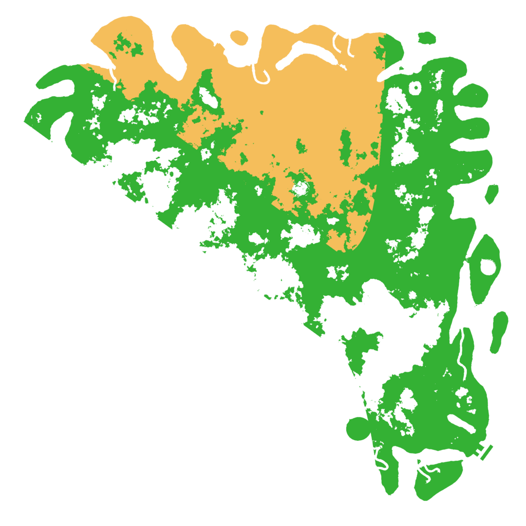 Biome Rust Map: Procedural Map, Size: 6000, Seed: 312254797