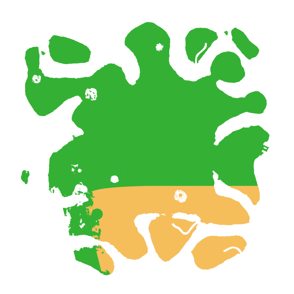 Biome Rust Map: Procedural Map, Size: 3500, Seed: 7520