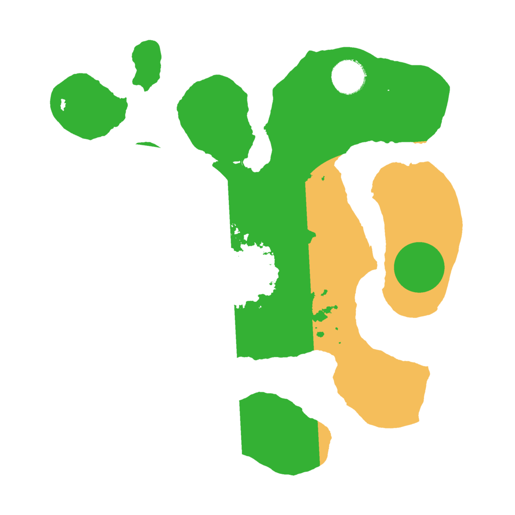 Biome Rust Map: Barren, Size: 2700, Seed: 182576