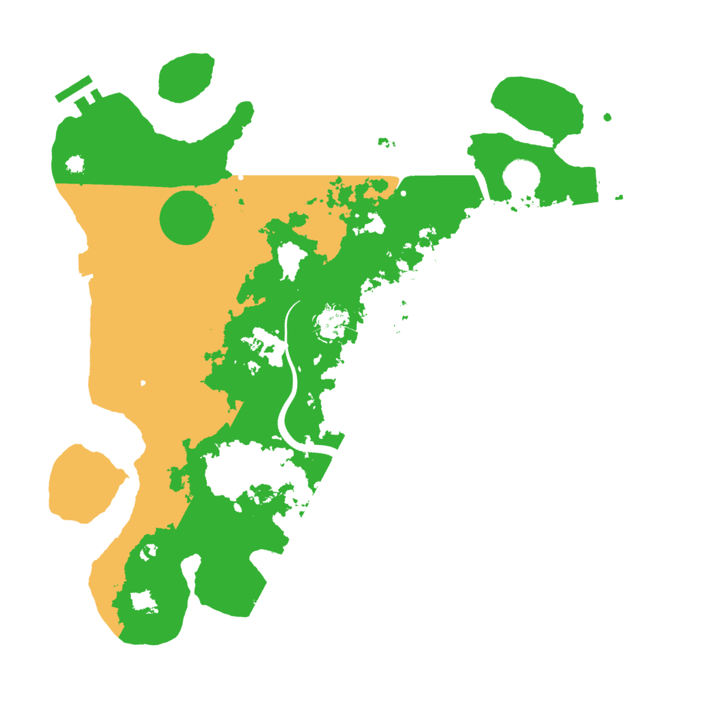 Biome Rust Map: Procedural Map, Size: 3530, Seed: 1386078980