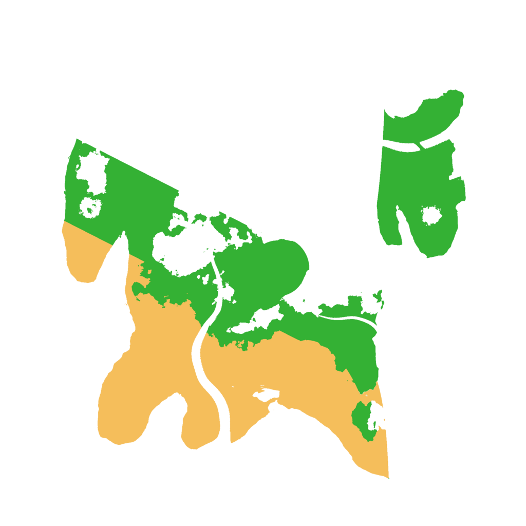 Biome Rust Map: Procedural Map, Size: 2500, Seed: 2356