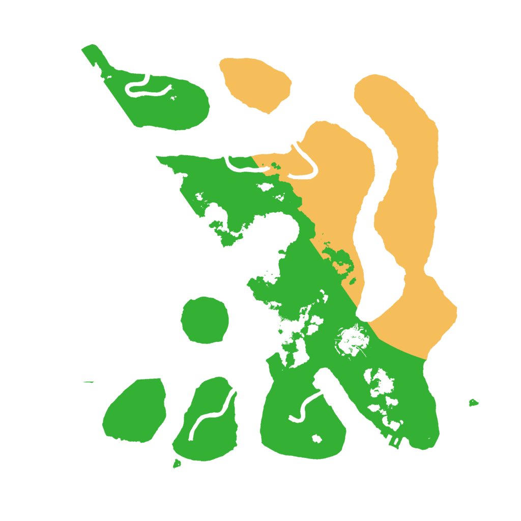 Biome Rust Map: Procedural Map, Size: 3000, Seed: 67412034