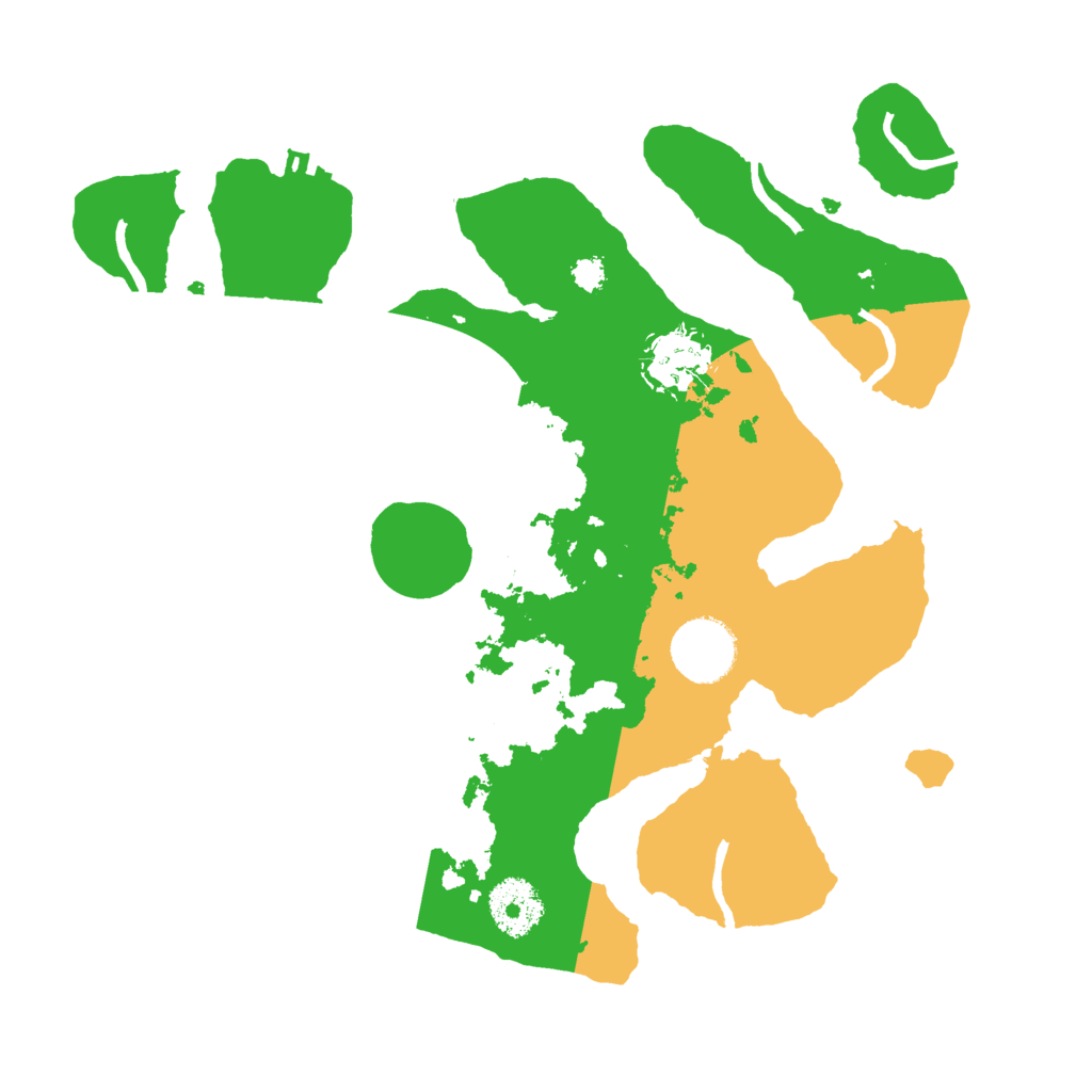 Biome Rust Map: Procedural Map, Size: 3000, Seed: 23456