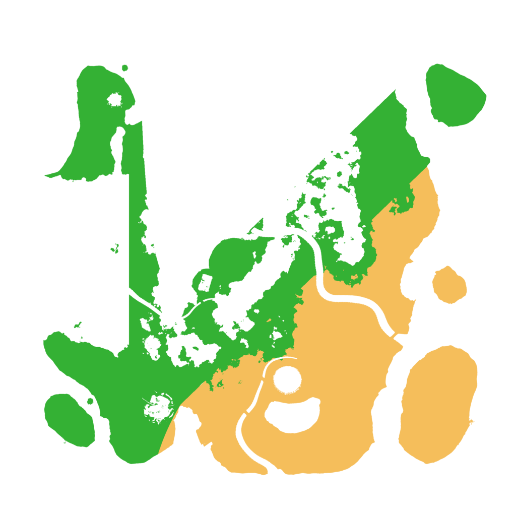 Biome Rust Map: Procedural Map, Size: 3300, Seed: 267633467