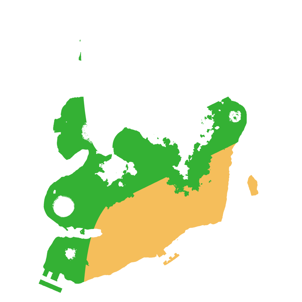 Biome Rust Map: Procedural Map, Size: 2570, Seed: 35453635