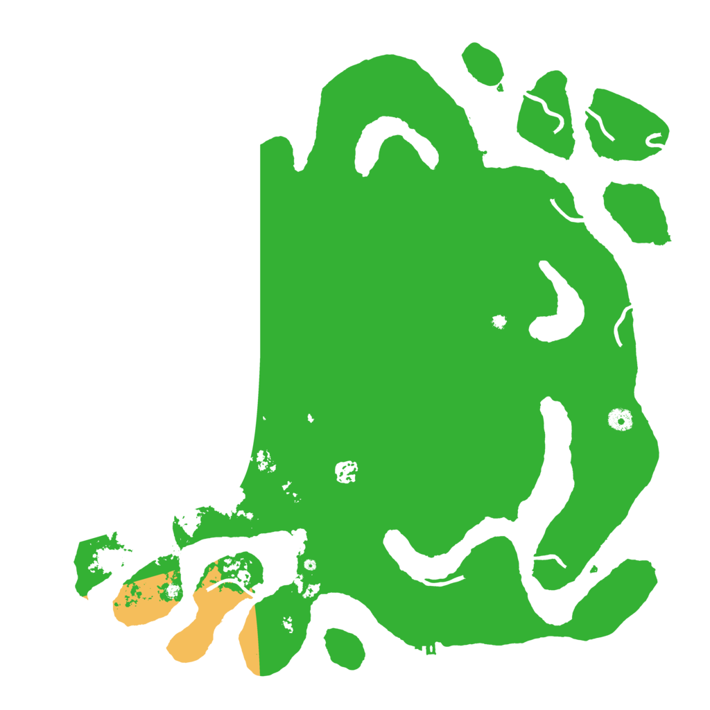 Biome Rust Map: Procedural Map, Size: 4500, Seed: 62849676