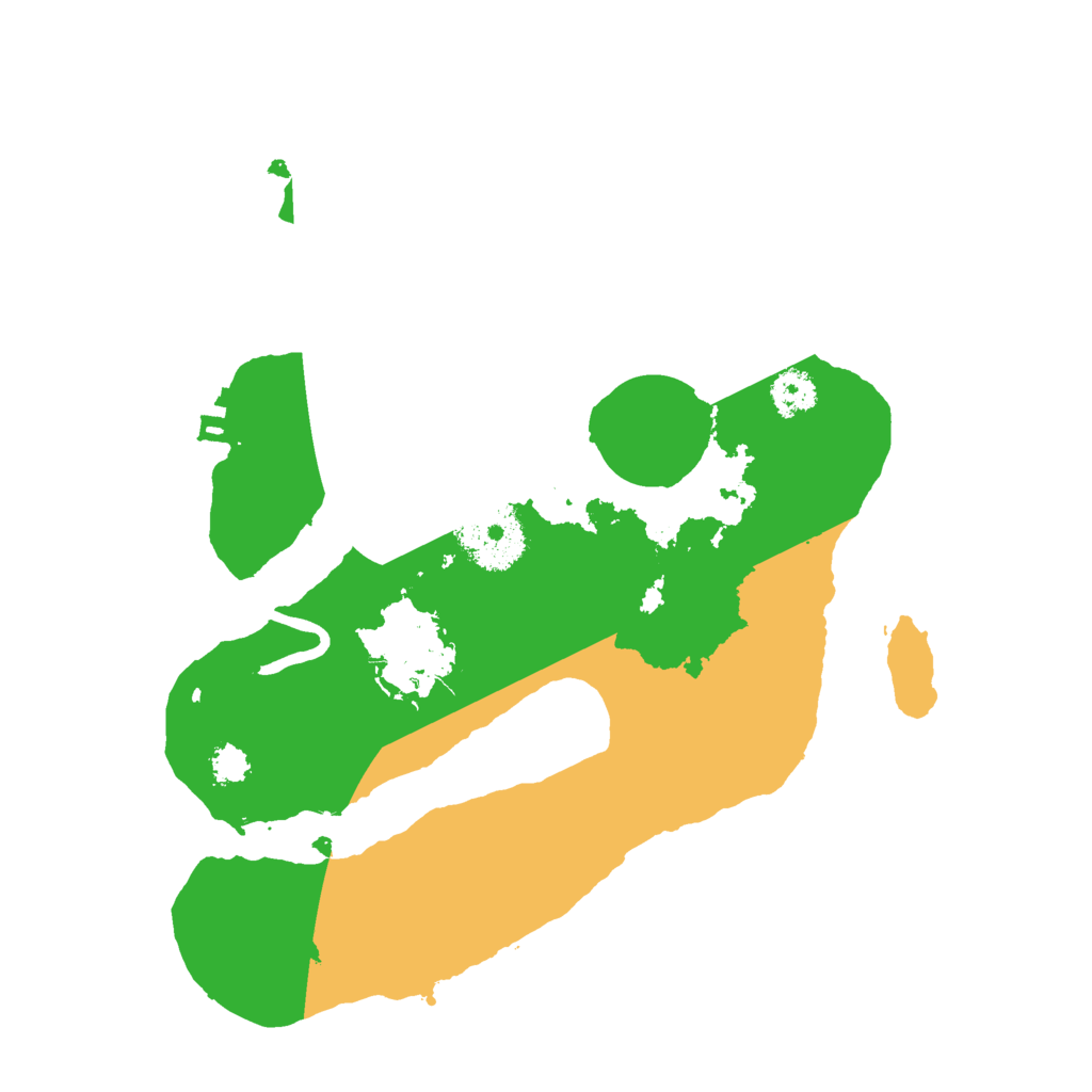 Biome Rust Map: Procedural Map, Size: 2580, Seed: 35453635