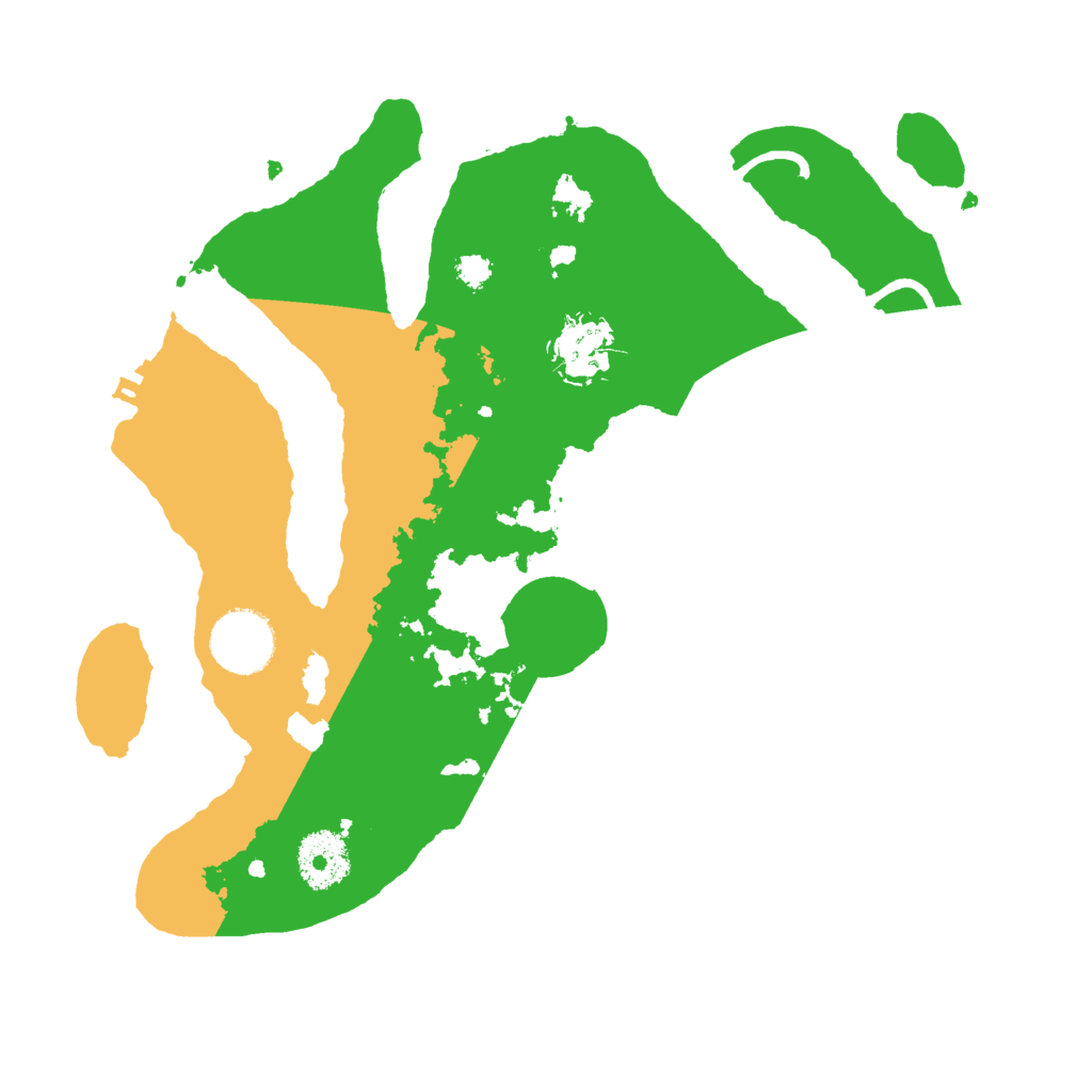 Biome Rust Map: Procedural Map, Size: 3000, Seed: 4200