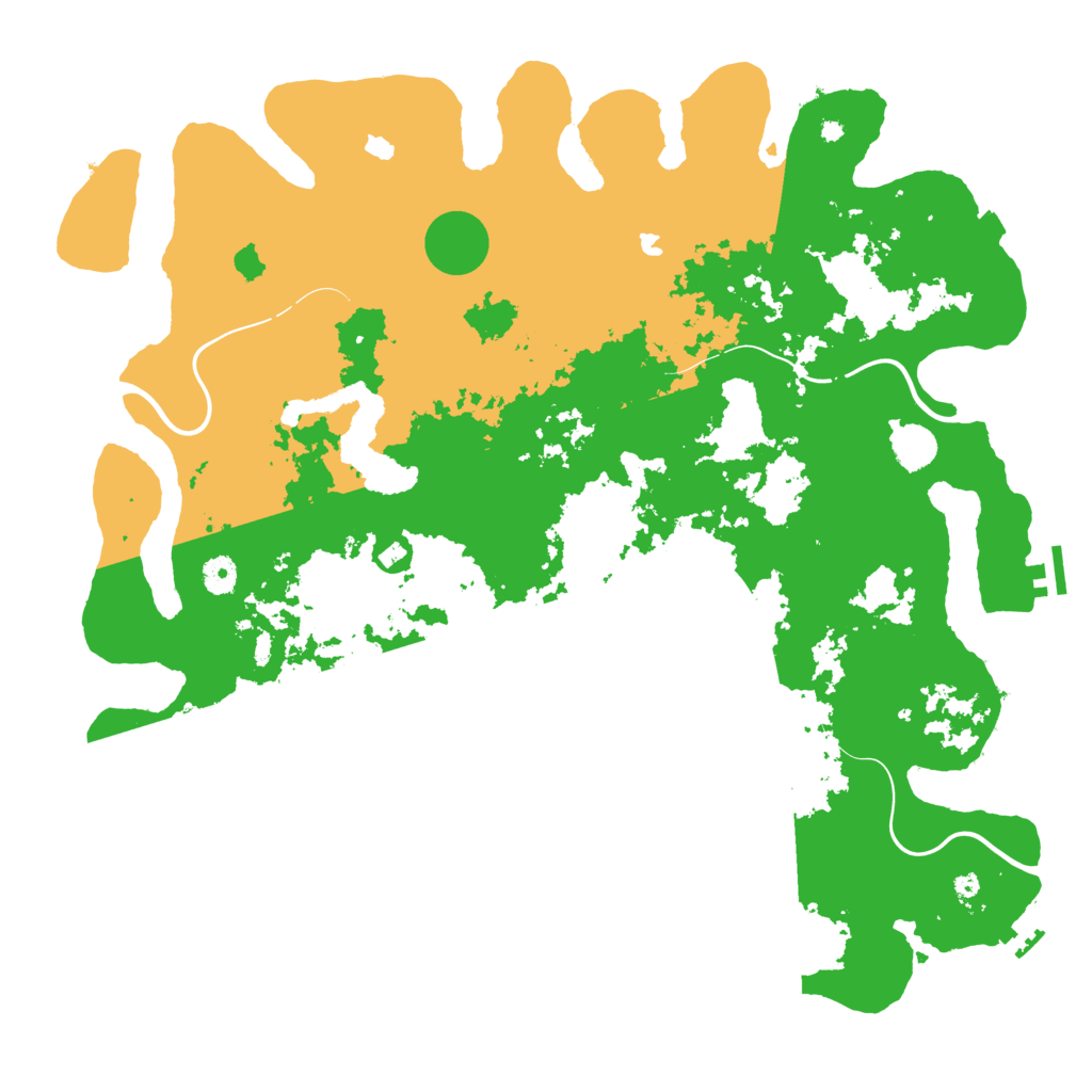 Biome Rust Map: Procedural Map, Size: 4500, Seed: 90584064