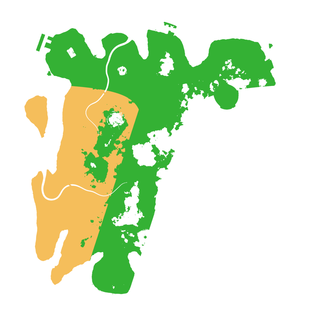 Biome Rust Map: Procedural Map, Size: 3550, Seed: 875771