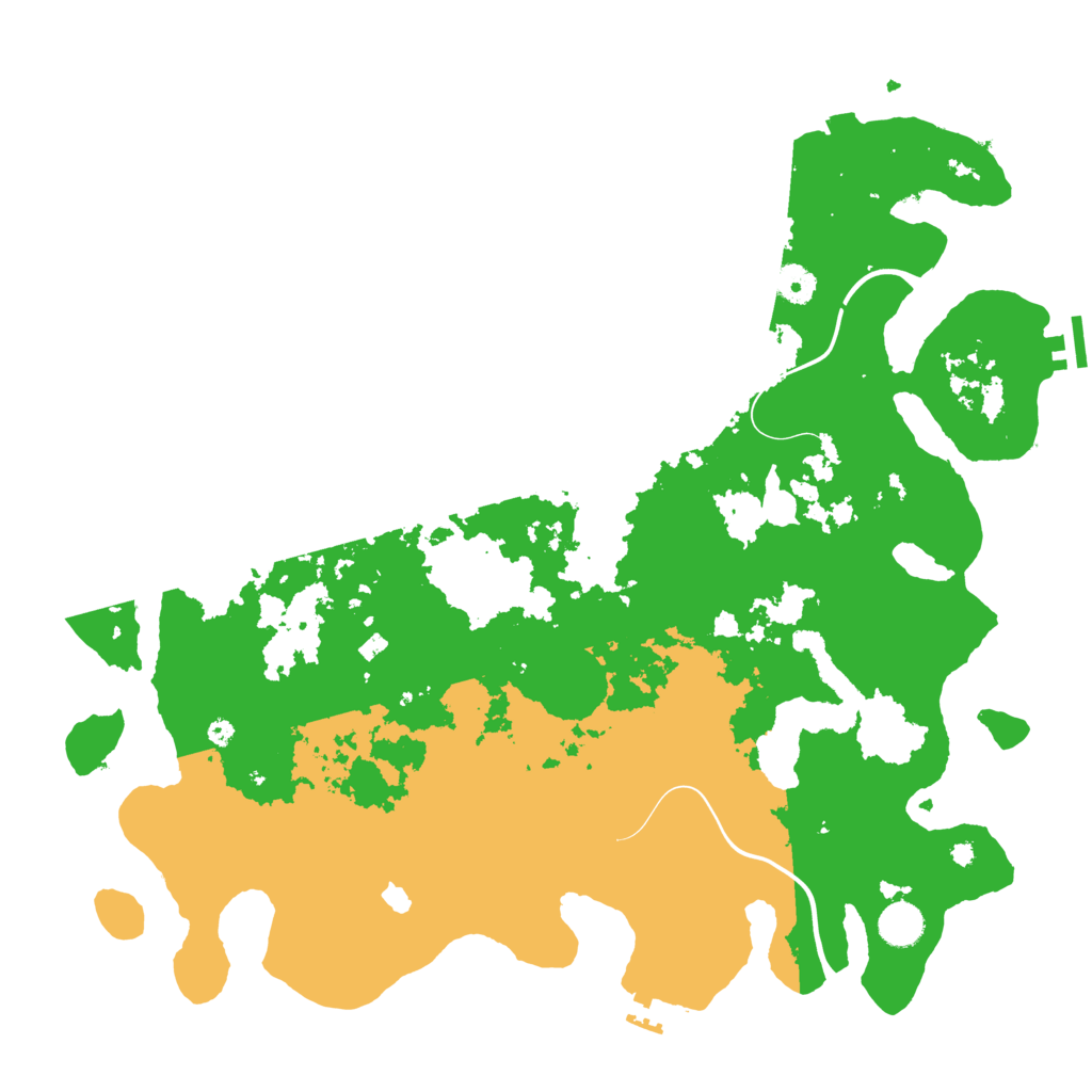 Biome Rust Map: Procedural Map, Size: 4250, Seed: 2078436546
